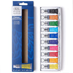 Buy now Winsor & Newton Cotman Watercolor Paint Set, Field Pocket Set, 12 Half Pan w/ Brush, Sponge, Bottle at indiglob india