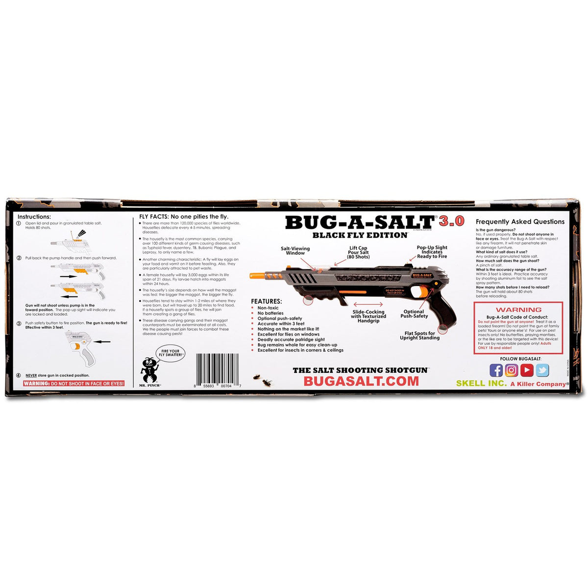 BUG-A-SALT Black Fly 3.0