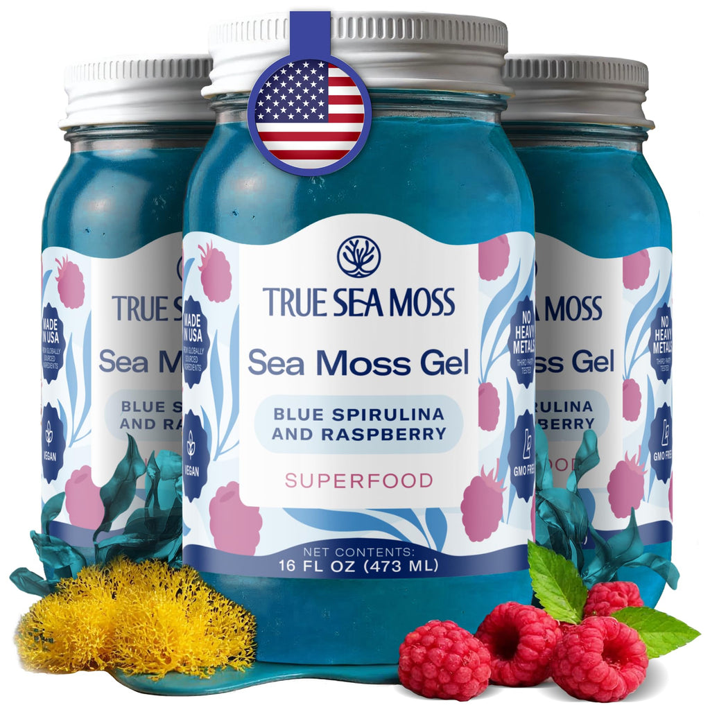 Buy now TrueSeaMoss Sea Moss Gel – Made in USA – Wildcrafted Seamoss, Fruits & Jarred Vegetables – Pineapple, Pack of 1 (Labels may Vary) at indiglob india