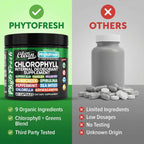 Clean Nutra Chlorophyll Capsules Supplement Internal Deodorant Peppermint, Sea Moss, Parsley, Chlorella, Spirulina, Slippery Elm, Ashwagandha, PhytoFresh Greens Detox Pills