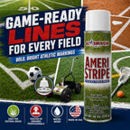 White Athletic Field Marking Spray Paint - 1 Case Pack (12 Cans) 18 oz of Paint per Can