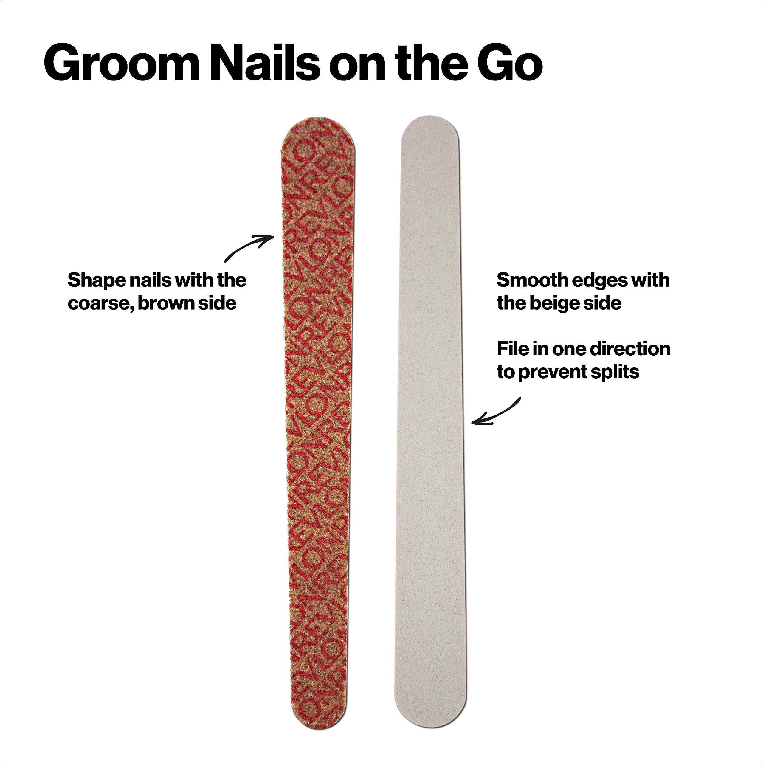 Buy now Revlon Compact Nail File, Dual Sided Manicure Tool, Smooths & Shapes, Easy to Use, Emery Boards, 24 Count at indiglob india