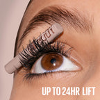 Maybelline Lash Sensational Body Washable Mascara, Volume and Length Formula for 24HR Lash Lift, Smudge and Clump-Resistant, Blackest Black