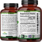 Zazzee USDA Organic Moringa Leaf 20:1 Extract, 240 Vegan Capsules | 4 Month Supply, Certified Kosher, Moringa Oleifera, Antioxidant, Immune & Cellular Support, Superfood Supplement, Made in USA