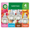 Air Wick Plug In Air Freshener Refills, Lush Honeysuckle & Sweet Peach, 4ct