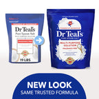 Dr Teal's Pure Epsom Salt Multipurpose Solution, Fragrance Free, Bulk Size - 19 lbs