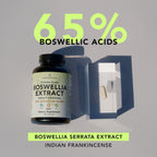 AMANDEAN Boswellia Serrata Extract Capsules 65%, Frankincense, 500mg, 120ct