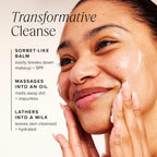 Buy now Farmacy Makeup Remover Cleansing Balm - Green Clean Waterproof Makeup Remover + Oil Based Cleanser - Gentle Exfoliating Double Cleanser - Melts From Balm to Milky Lather (100ml) at indiglob india