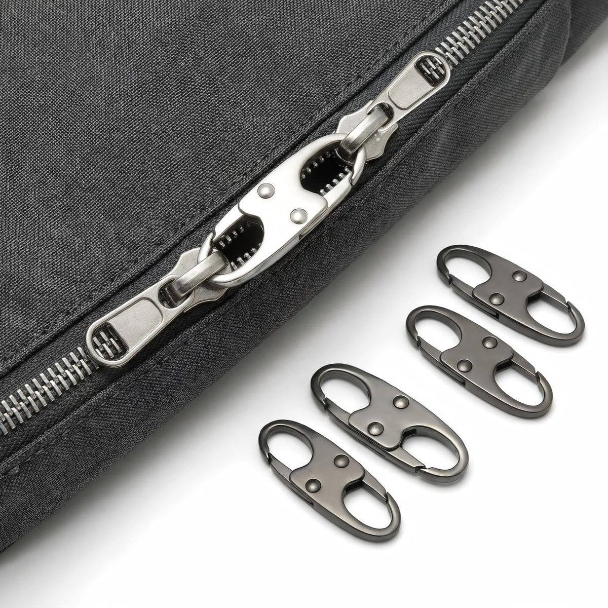 6Pcs Anti Theft Zipper Clips,Zipper Lock for Backpack Purse Luggage