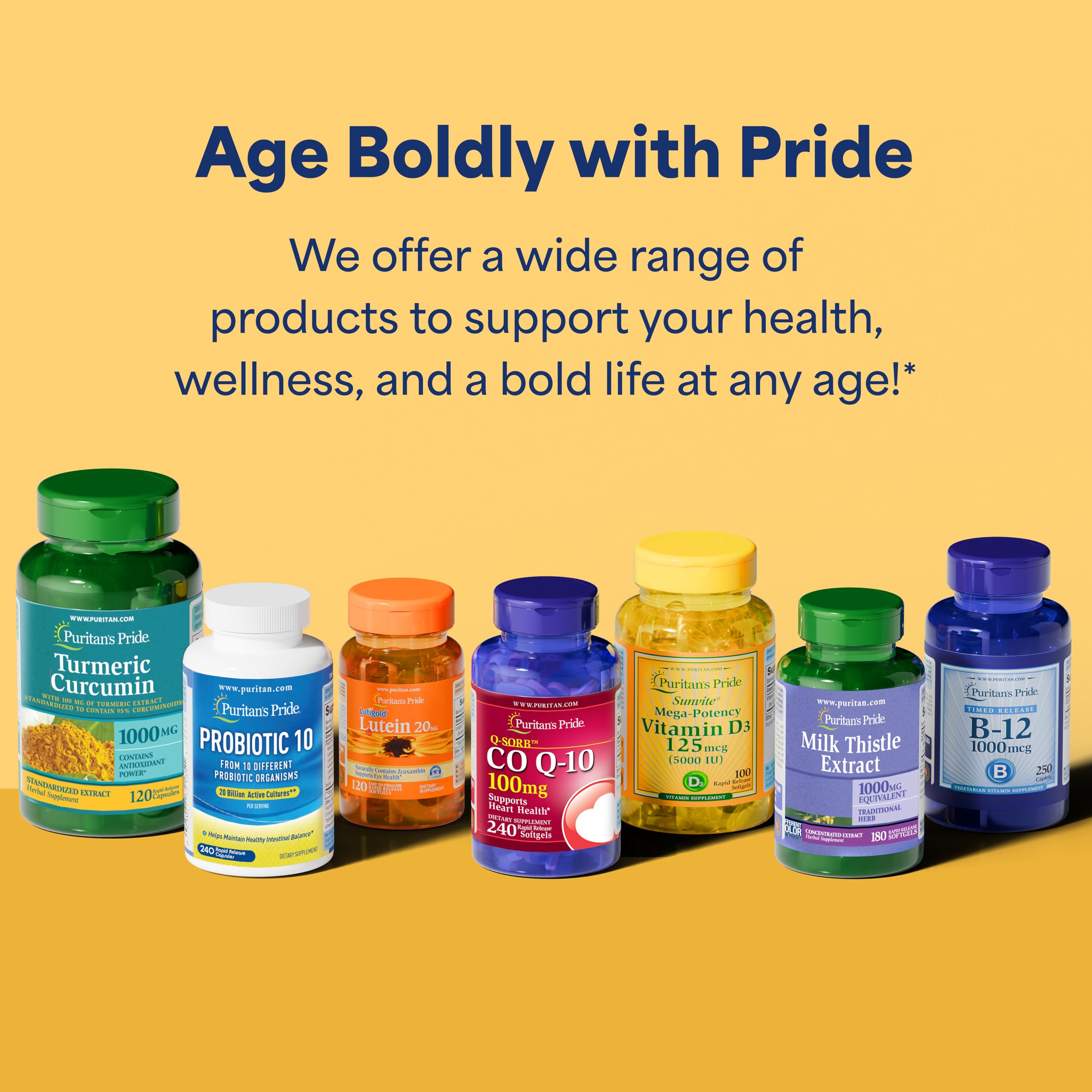 Puritan's Pride Beta Carotene Provitamin A 7,500mcg (25,000 IU)