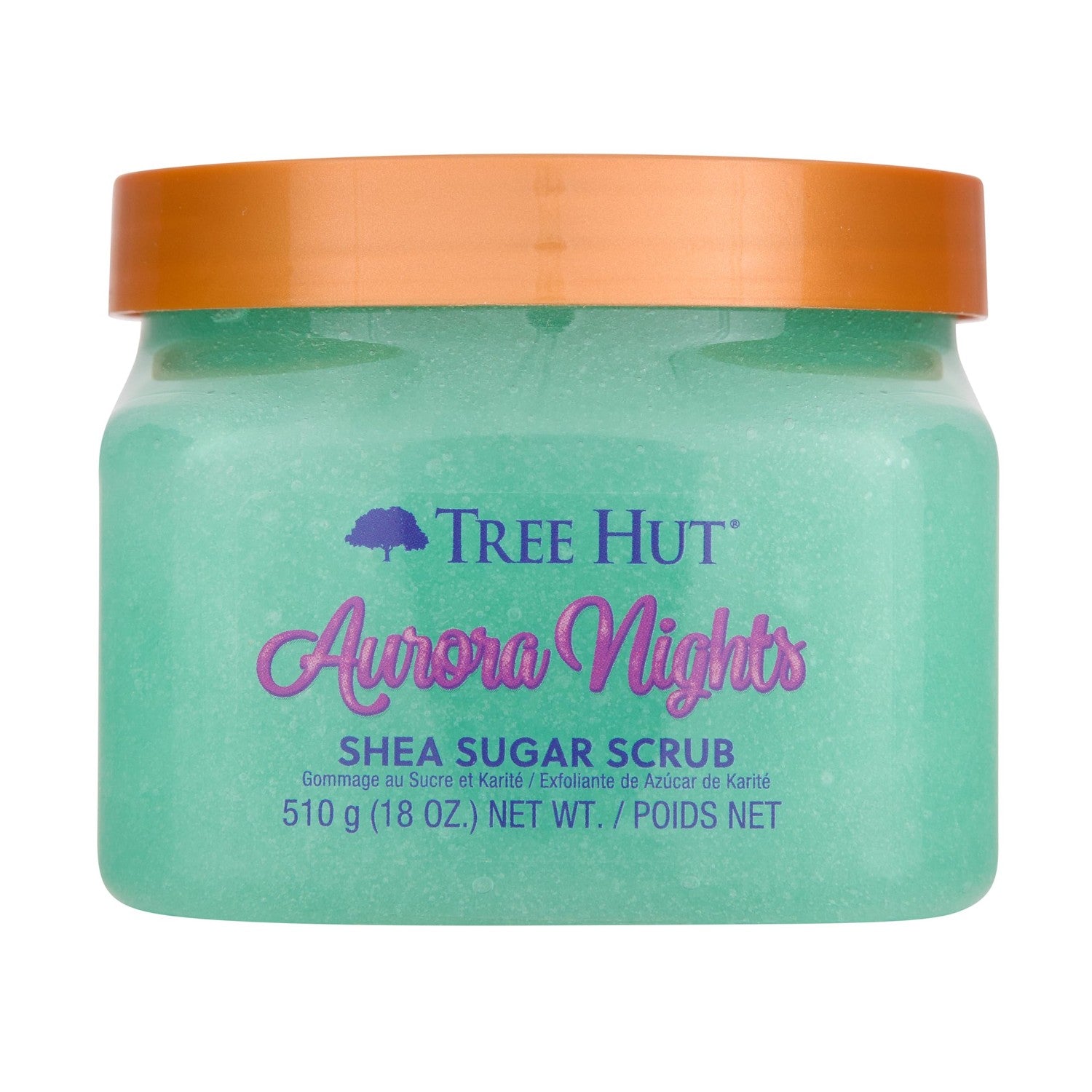Buy now Tree Hut Desert Haze Shea Sugar Scrub, Exfoliating, Hydrating & Moisturizing Body Scrub with Shea Butter & Nourishing Essential Oils, Smooth & Soften Skin, 18 oz Aurora Nights at indiglob india