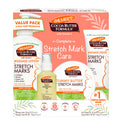 Palmer's Pregnancy Essentials Skin Care Kit, Cocoa Butter Formula (4 Piece) | Includes Massage Lotion, Massage Cream, Tummy Butter and Skin Therapy Oil for Stretch Marks, the ideal gift for mom to be