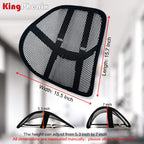 kingphenix 2-Pack Mesh Lumbar Support for Car and Office Chair Comfort