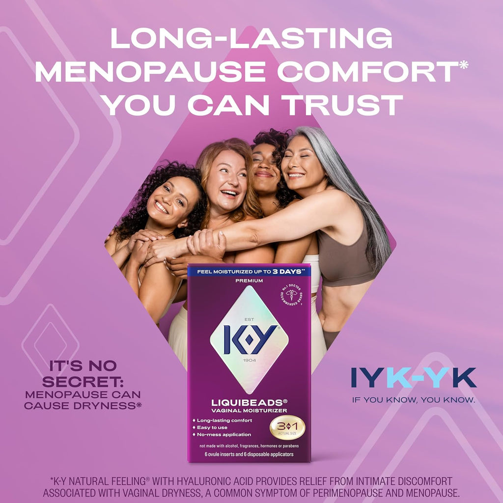 Buy now K-Y Personal Lubricant, Liquibeads Vaginal Moisturizer, 6 Bead Inserts and 6 Applicators to Supplement a Woman's Natural Moisture for Comfort and Sex (Packaging May Vary) at indiglob india
