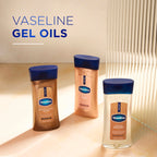 Vaseline Intensive Care Cocoa Radiant for Glowing Skin Body Gel Oil Made with Pure Cocoa Butter + Replenishing Oils 6.8 fl oz | Body moisturizer for dry skin, with 100% Pure Cocoa Butter & Replenishing Oils for a healthy glow, Intensive Care