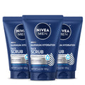 NIVEA MEN Maximum Hydration Face Scrub, Multipack, 3 x 4.4 OZ