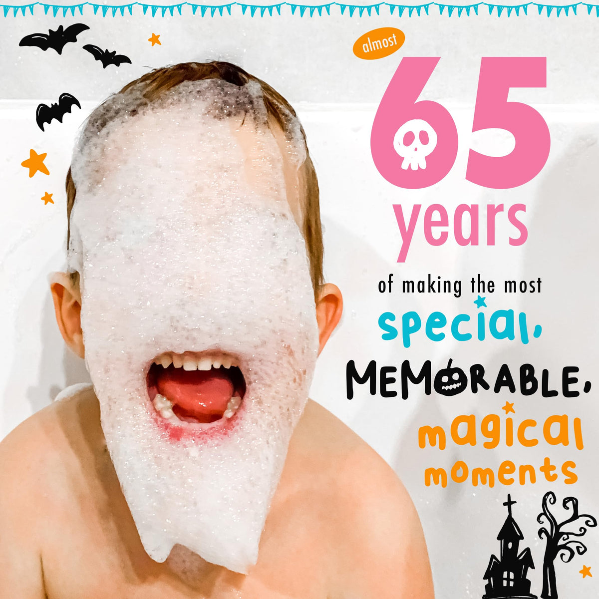 Mr. Bubble Halloween Bubble Bath 3-Pack – Ghost, Cat & Pumpkin Collectible Bottles – Green Apple, Grape & Pumpkin Pie Scents – Kids Bubble Bath Set, 8 oz Each