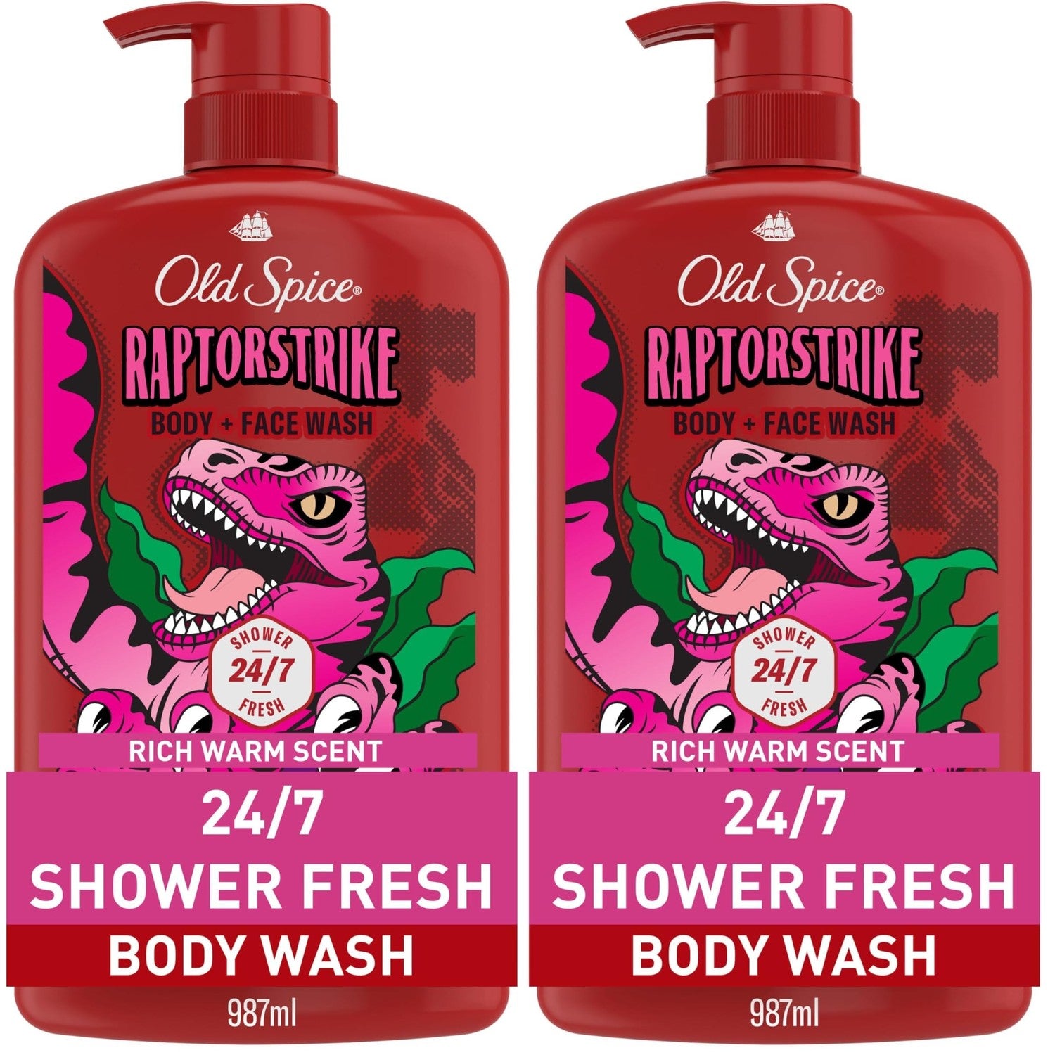 Old Spice Cleansing Body Wash for Men, 3X Defense, 24/7 Shower Fresh with Lasting Scent, 2 in 1 Body and Face Wash, Daily Men’s Wash and Shower Gel, NightPanther Rich Warm Masculine Scent, 33.4 oz