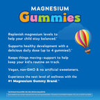 Natural Vitality Kids Calm Magnesium Gummies | Sweet Citrus Flavored Stress Relief Supplement | No Artificial Sweetners & Gluten Free Formula | 120 Count