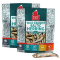 Plato Pet Treats Fish Dog Treats, Wild Caught Baltic Herring, 3 oz, 2 Pack