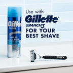 Gillette Series 3X Action Shave Gel, Moisturizing Twin Pack (7 Ounce Each) (Pack of 3)