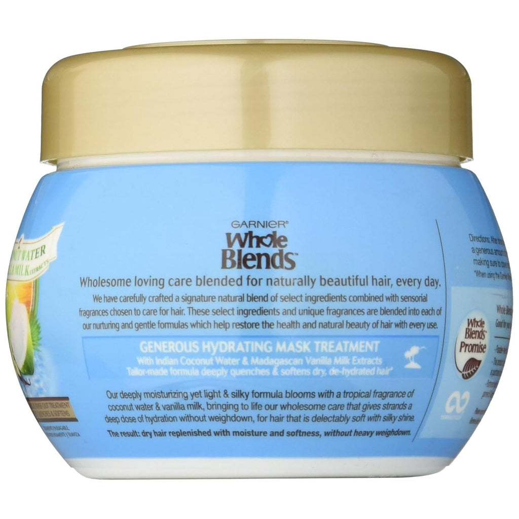 Buy now Garnier Whole Blends Hydrating Mask, Coconut Water & Vanilla Milk Extracts, 10.1 Fl Oz (Pack of 1) at indiglob india