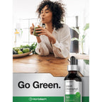 Horbäach Liquid Chlorophyll Drops | 2 fl oz | Natural Peppermint Flavor | Vegan, Non-GMO & Gluten Free Formula