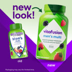 Vitafusion Men's Multivitamin Gummies | 120 Gummy Vitamins for Adults | Berry Flavor | Gluten-Free Supplement