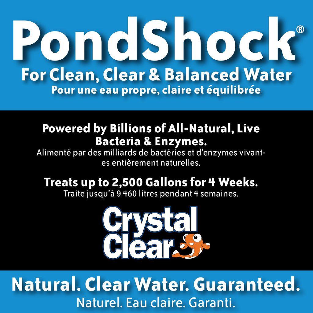 CrystalClear PondShock Ball Freshwater Clarifier, Enzymes Shock Treatment