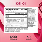 Buy now Jarrow Formulas Krill Oil - Phospholipid Omega-3 Complex with Astaxanthin - 60 Softgels - 30 Servings - Supports Lipid Management, Metabolism, Brain & Heart Health - EPA & DHA - Gluten Free - Non-GMO at indiglob india