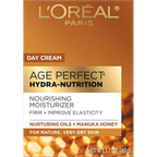 Buy now L'Oreal Paris Skincare Age Perfect Hydra-Nutrition Anti-Aging Day Cream with Manuka Honey Extract, 1.7 Ounce at indiglob india