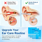Sticky Ear Cleaner Removal Tool Reusable Ear Cleaner for Adults
