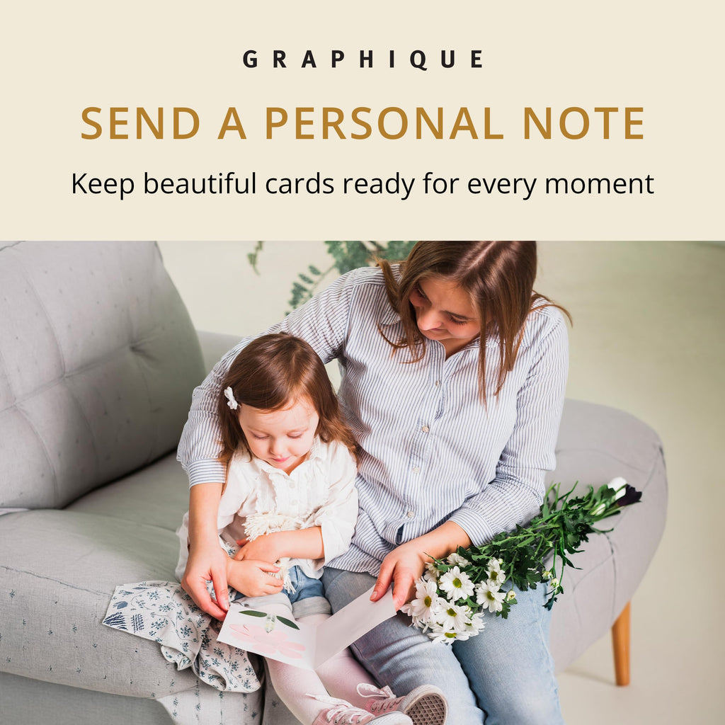 Graphique Watercolor Greeting Cards | 20 Blank Notes, Envelopes, Boxed Set