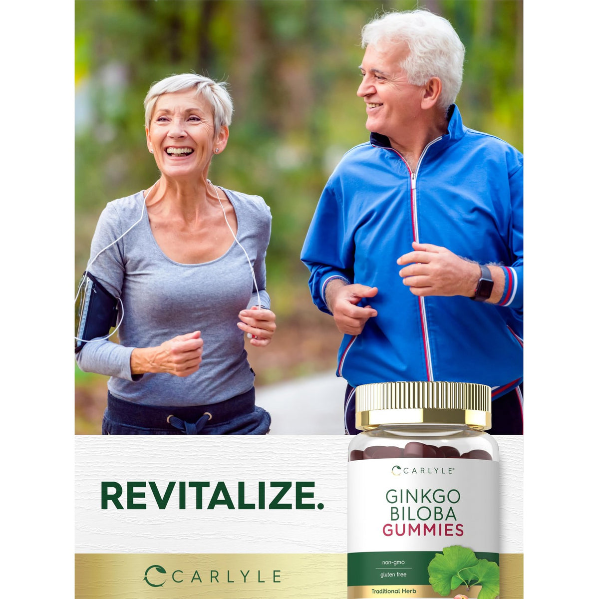 Carlyle Ginkgo Biloba | 70 Gummies | 45:1 Leaf Extract