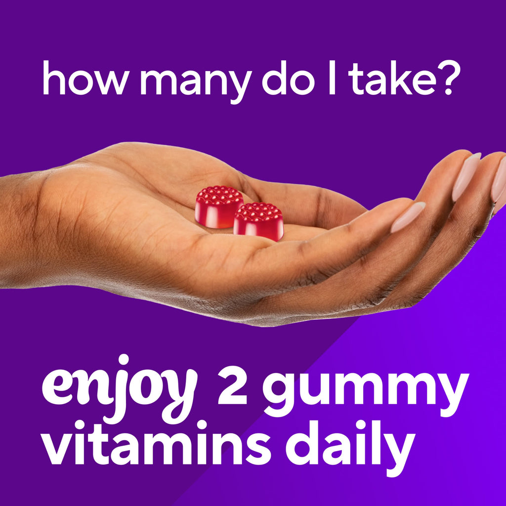 Vitafusion Vitamin B12 Gummies | 1000 mcg | 140 Adult Gummy Vitamins | for Women & Men | Raspberry Flavor | Gluten and Dairy Free Supplement (Pack of 2)