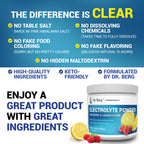 Buy now Dr. Berg Zero Sugar Hydration Keto Electrolyte Powder - Enhanced w/ 1000 mg of Potassium & Real Pink Himalayan Salt (NOT Table Salt) - Raspberry & Lemon Flavor Hydration Drink Supplement - 50 Servings at indiglob india