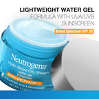 Buy now Neutrogena Hydro Boost City Shield Water Gel Face Moisturizer with Broad Spectrum SPF 25, Hydrating Facial Sunscreen with Hyaluronic Acid, Oil-Free and Non-Comedogenic Face Lotion, 1.7 oz at indiglob india