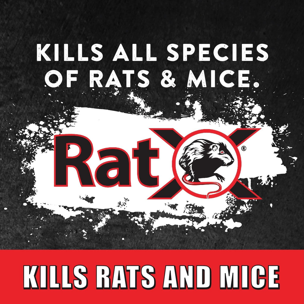 RatX Rodent Control Bait Pellets for Rats & Mice – Poison Free, Pet Safe Indoor & Outdoor Use Pellets 18 oz. Bag