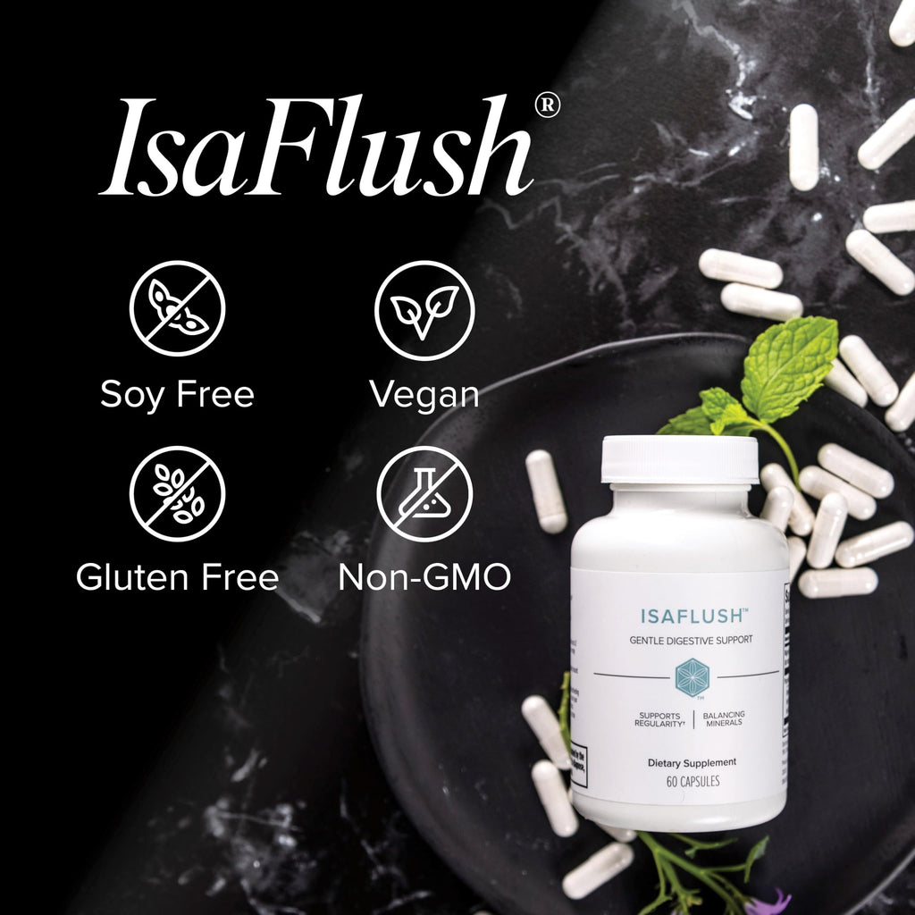 Isagenix IsaFlush, Digestive Support with Balanced Minerals, 60 Capsules