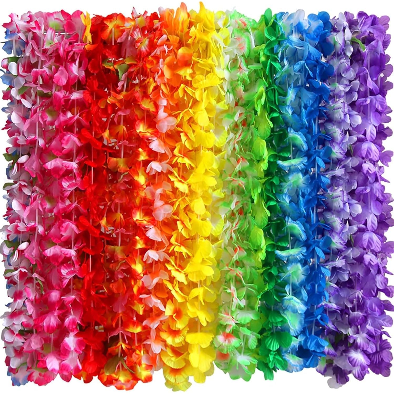 Buy now 36 Counts Hawaiian Leis Necklace Tropical Luau Hawaii Silk Flower Lei Theme Party Favors Wreaths Headbands Holiday Wedding Beach Birthday Decorations (3 Dozens) 36 at indiglob india