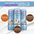 Jergens Wet Skin Body Moisturizer with Coconut Oil, In Shower Lotion for Dry Skin, Fast-Absorbing, Non-Sticky, Dermatologist Tested, 10 Oz, Pack of 3 | Coconut Oil, Hyaluronic Acid, Fast Absorption, Non-Sticky Formula, Dermatologist Tested