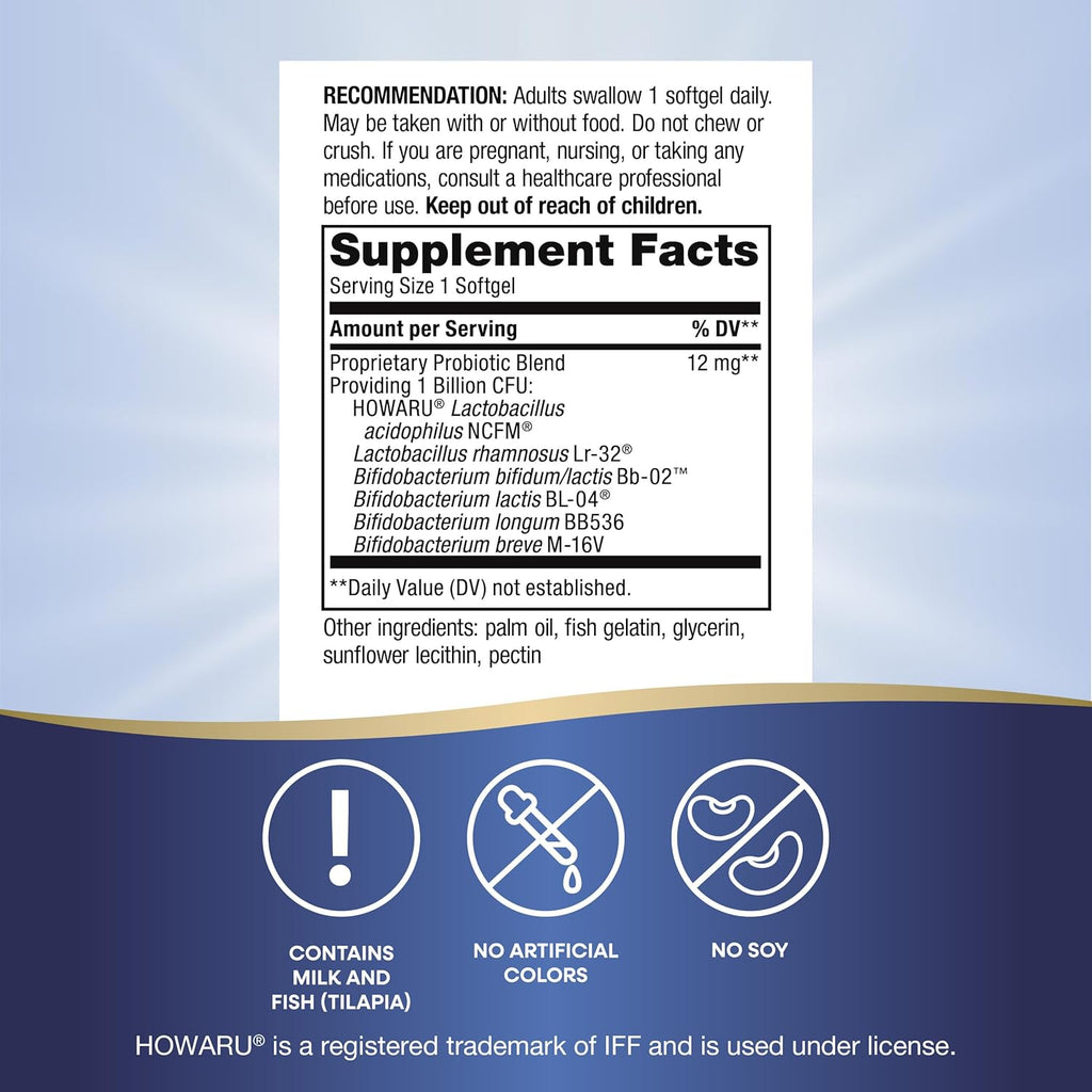 Buy now Nature's Way Complete Probiotic Pearls, Supports Digestive Balance*, 1 Billion Live Cultures, Supplement for Men and Women, No Refrigeration Required, 90 softgels at indiglob india
