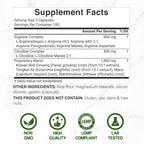 Nitric Oxide Supplement 3,000mg, 300 Capsules | 12-in-1 Complex for Men & Women – Arginine, Citrulline, Korean Red Ginseng, Tongkat Ali, Maca Root, & Marshmallow Blend*