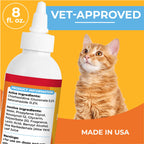Paw Science Dog Ear Cleaner - Cat & Dog Ear Infection Treatment - Medicated Pet Ear Wash, Flush, and Cleaning Solution for Dogs and Cats - Remedy for Itchy Yeast Relief