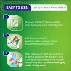 Polident Antibacterial Dental Appliance Cleanser Tablets, 60 Count