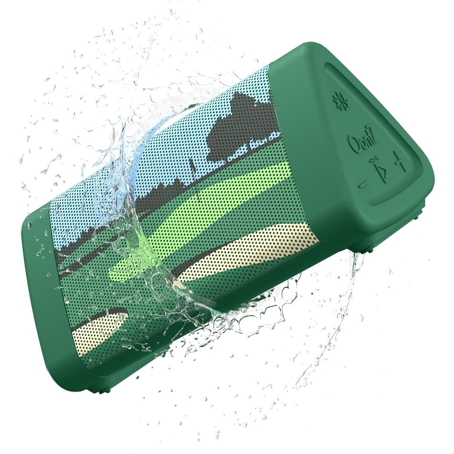 Buy now Oontz Upgraded Angle 3 Portable Bluetooth Speaker 5.0-10W Sound, 14-Hr Battery, 100ft Wireless Range, IPX5 Water-Resistant, Budget-Friendly Small Speaker for Travel, Party, Outdoor or Home (Pink) Golf-Green at indiglob india