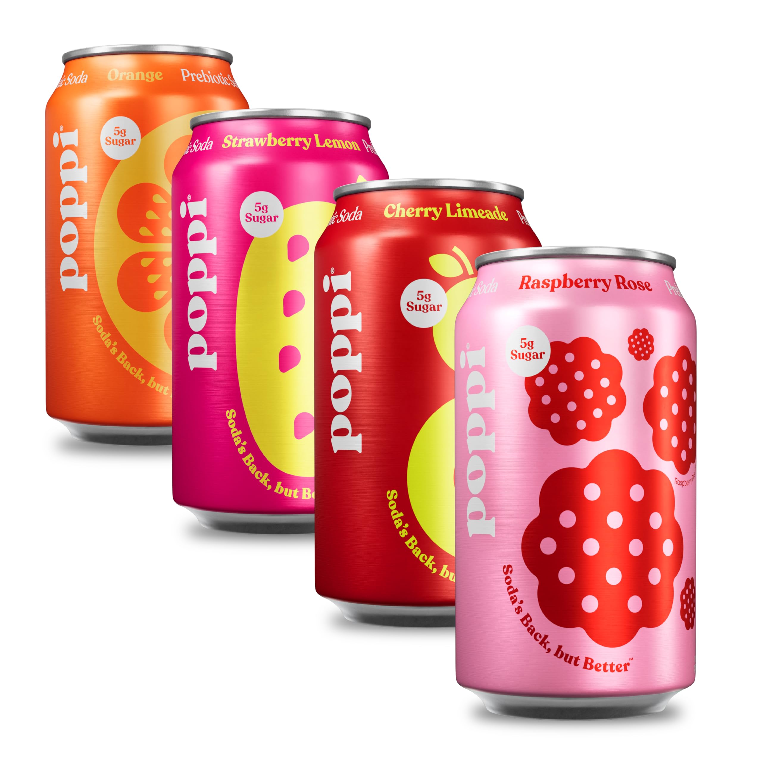 Buy now Poppi Sparkling Prebiotic Soda Beverage with Apple Cider Vinegar, Seltzer Water and Fruit Juice, The Classics Variety Pack, 12 Fl Oz, Pack of 12, Packaging May Vary (Variety) Short List at indiglob india