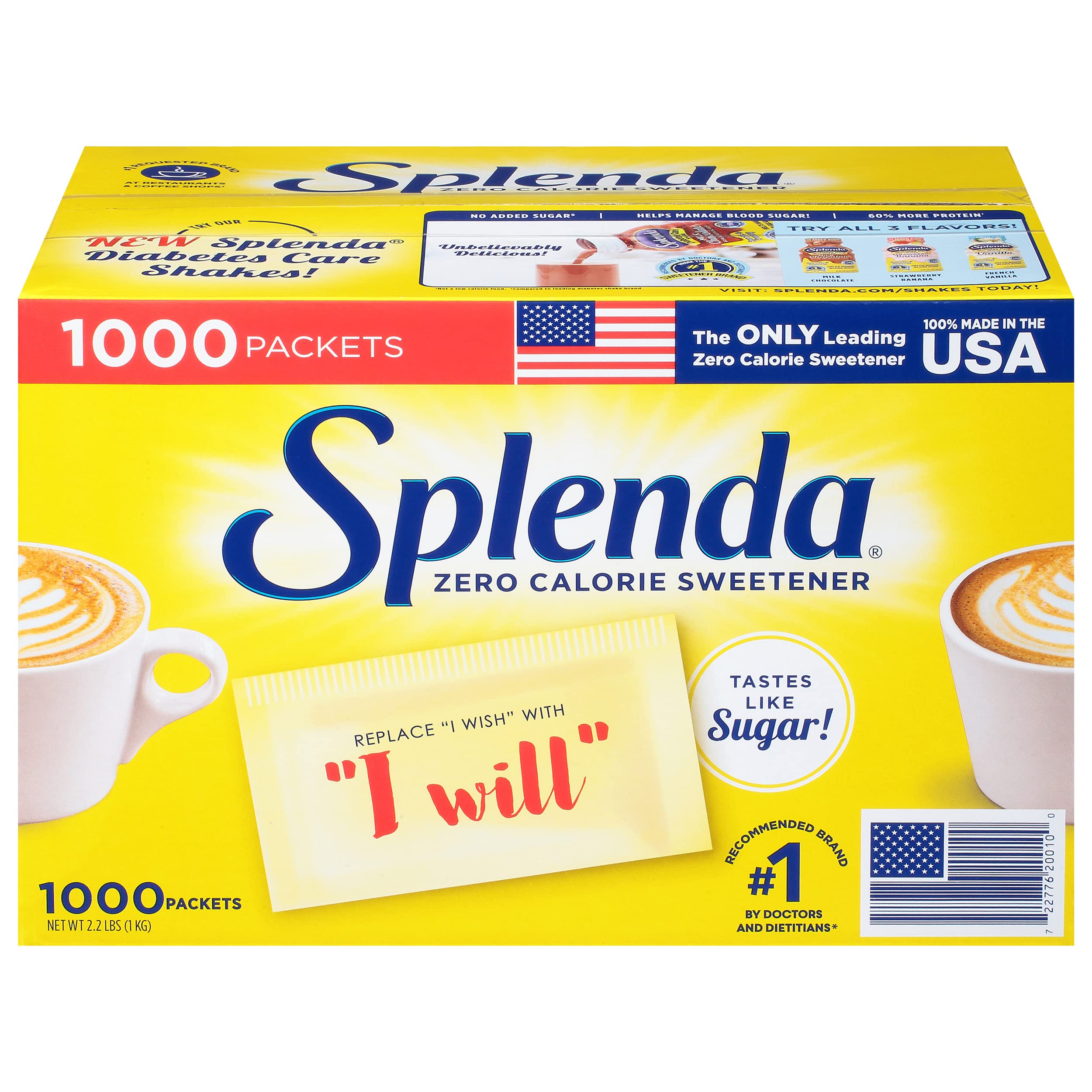 Buy now SPLENDA Zero Calorie Sweetener Value Pack, 800 Count Packets 35.2 Ounce (Pack of 1) at indiglob india
