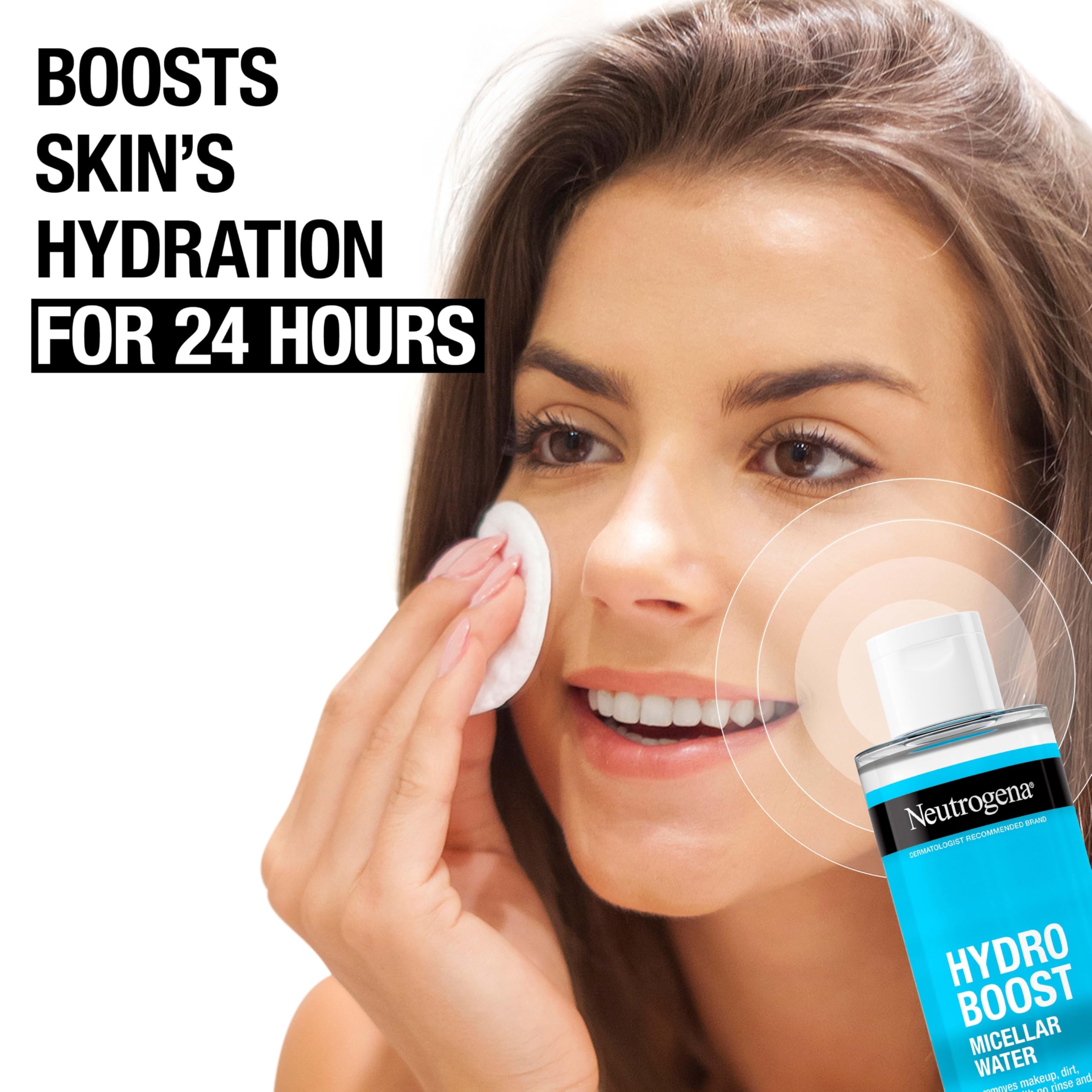 Buy now Neutrogena Hydro Boost Micellar Water with Hyaluronic Acid, Micellar Cleansing Water for Sensitive Skin, Removes Makeup, Dirt & Oil, Alcohol-Free, 13.5 fl oz at indiglob india