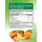 Nature's Truth Vitamin D3 Gummies | 5000 IU | 60 Count | Peach Flavor | Vegetarian, Non-GMO & Gluten Free Supplement | Vegetarian, Non-GMO & Gluten Free Supplement